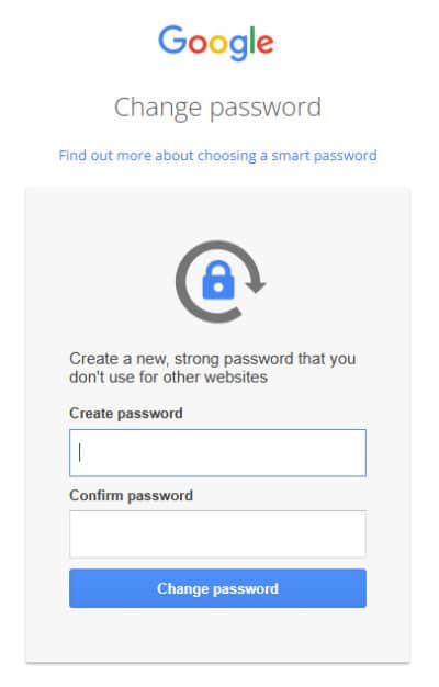 2 password setup